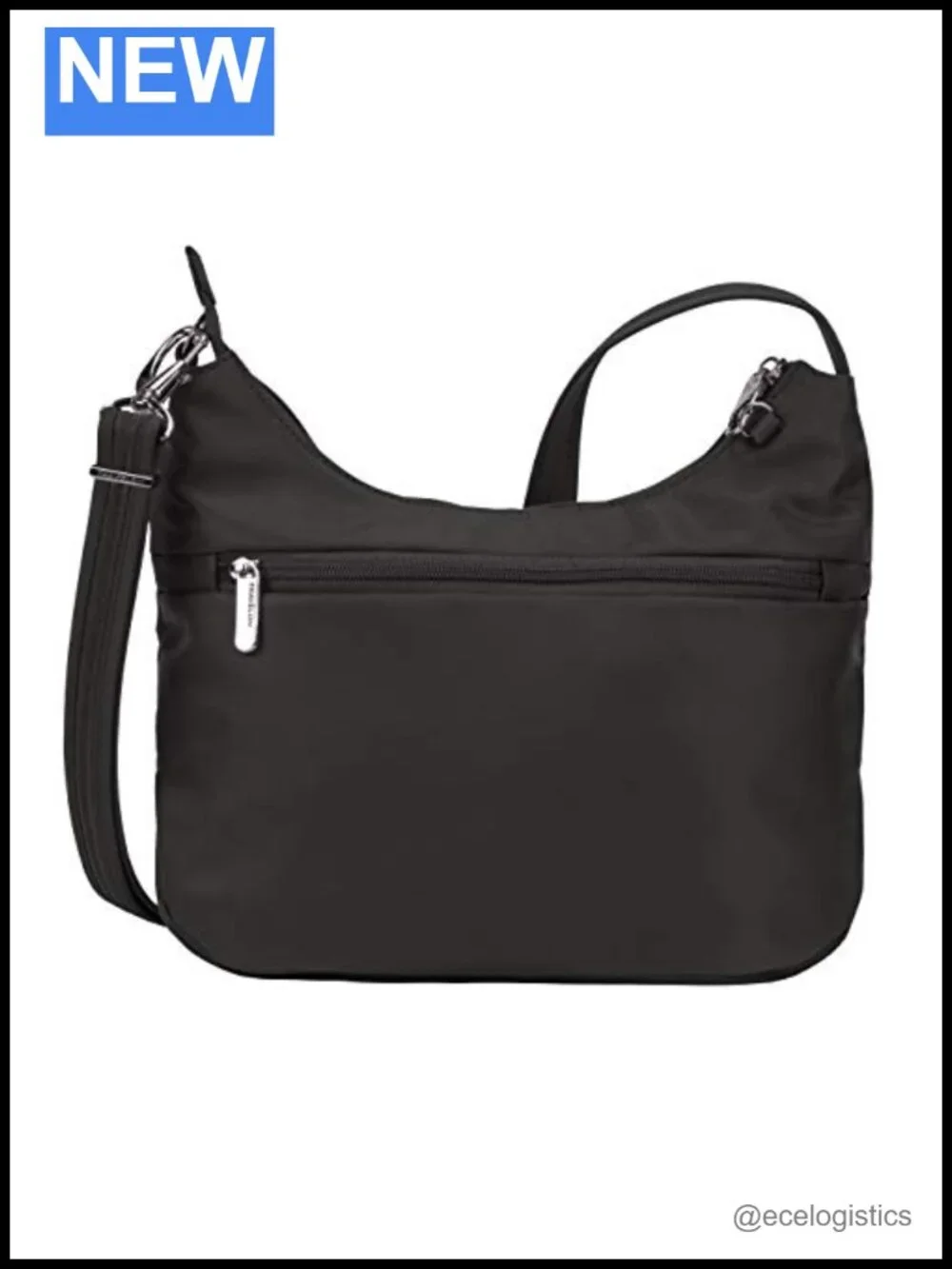 Anti-Theft Hobo Bag with RFID Blocking, Slash-Resistant Nylon